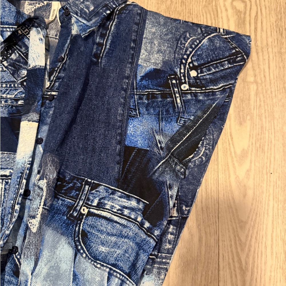 Live 4 Truth Indigo Patterned Shirt - Picture 3 of 7